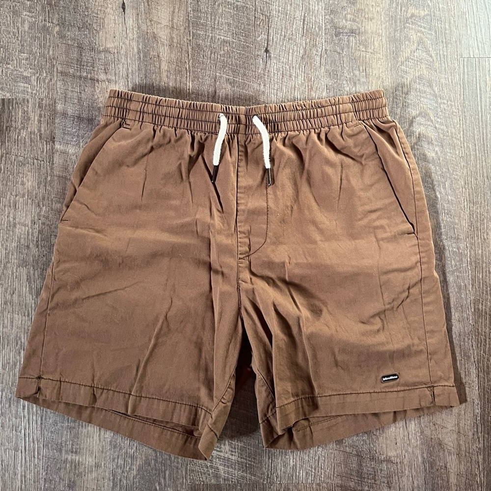 Island Haze Medium Brown Beach Shorts